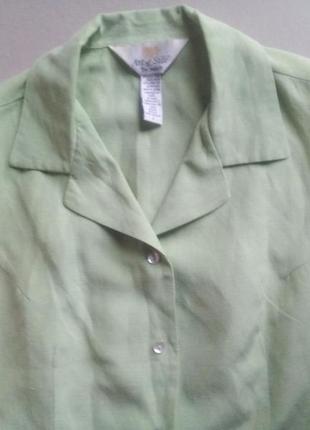 Вінтаж сорочка жилет блуза, гранично бохо стиль шовк льон2 фото