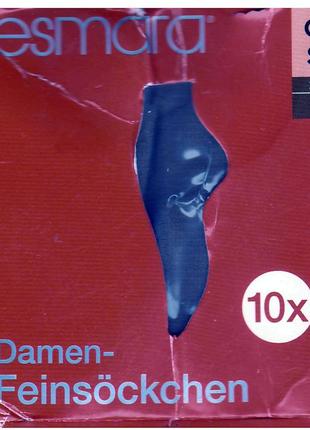 Набор (10 пар) капроновых носочков esmara германия в упаковке