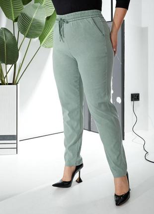 Популярные женские коттоновые брюки стрейч2 фото
