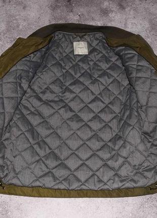 Mango bomber zara jacket (мужская утепленная куртка бомбер хаки )5 фото
