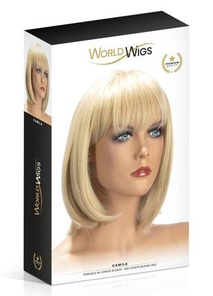 Перука world wigs camila mid-length blonde2 фото