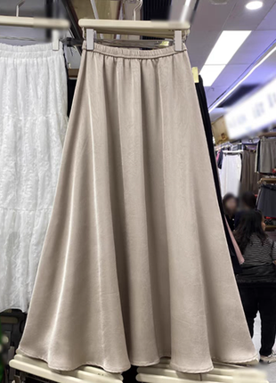 Длинная юбка макси свободная в пол3 фото