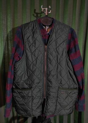 Жилет-підклад barbour waistcoat quilted vest a855 zip-in line