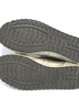Женские утепленные кожаные ботинки кеды gabor р.388 фото