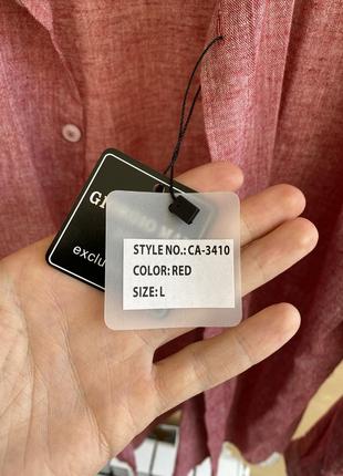 Розовая рубашка мужская 3