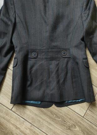 Стильный пиджак коричневого оттенка, идеальное состояние, с подкладкой, пр фигуре3 фото