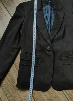 Стильный пиджак коричневого оттенка, идеальное состояние, с подкладкой, пр фигуре7 фото
