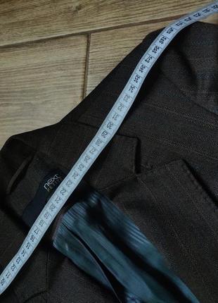 Стильный пиджак коричневого оттенка, идеальное состояние, с подкладкой, пр фигуре9 фото