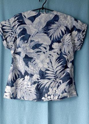 Блуза літня натуральна h&m, xs2 фото