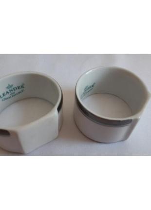 Пара порцелянових кілець для серветок leader czech republic