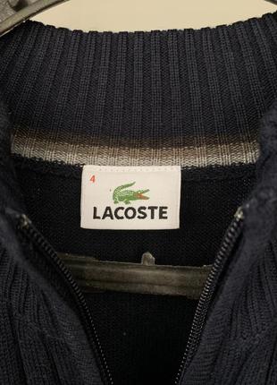 Шерстяной свитер lacoste full zip sweater7 фото