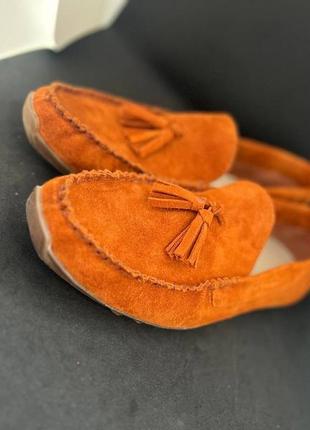 Лоферы, туфли, мокасины мужские, изготовленные из натуральной замши, ручная работа