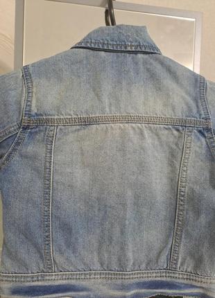 Джинсовка куртка джинсова на 3-4 роки3 фото