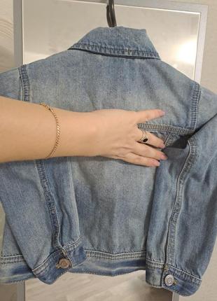 Джинсовка куртка джинсова на 3-4 роки4 фото