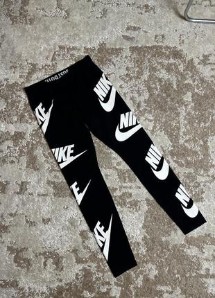 Оригинальные лосины nike big logo