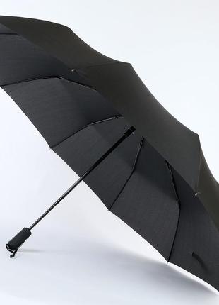 10 спиц крепкий большой мужской зонт trust (полный автомат) арт. t318702 фото