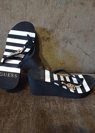 Шльопанці guess# вєтнамки# босоніжки