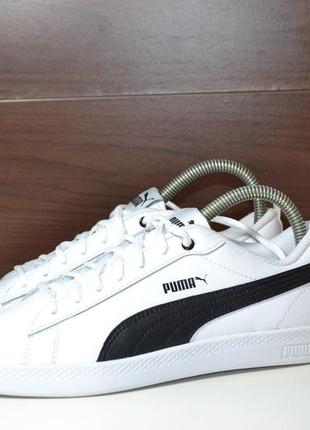 Puma smash v2 кроссовки 38-38.5р кожаные оригинал6 фото