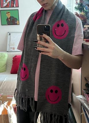 Шарф со smile смайлом