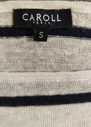Caroll, paris, лляний легкий джемпер. 3