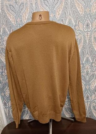 Красивый теплый пуловер / свитер / кофта / джемпер / point of italy / натуральная шерсть