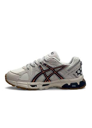 Asics gel - kahana 8 beige navy1 фото