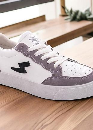 Стильні жіночі білі кросівки, кеди 36-41р