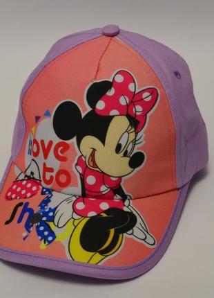13-174 дитяча кепка minnie mouse детская бейсболка панамка2 фото