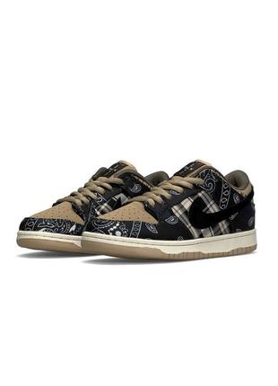 Nike sb dunk low travis scott w3 фото