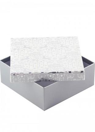 Коробка подарункова "silver" 16 х 16 х 8 см