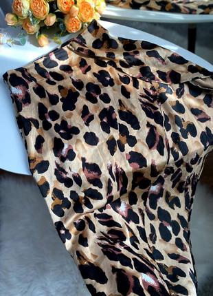 Леопардовая юбка, юбка🖤2 фото