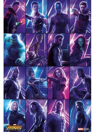 Постер "avengers: infinity war (heroes)" 61 x 91,5 см