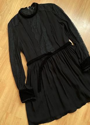 Платье черная zara