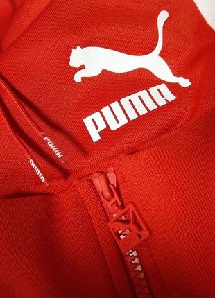 Костюм спортивний puma iconic t7 tracksuit men's — red white/m8 фото