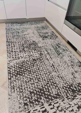 Сіра рогожка під мармур, доріжка на гумовій основі, рогожка на прорезиненій основі,...