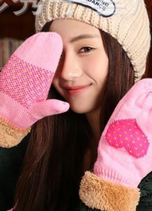 7-9 теплі дитячі рукавиці