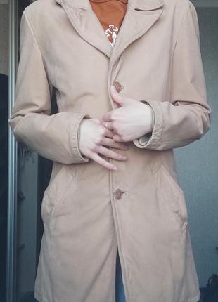 Кожаный жакет/пиджак удлиненный/куртка2 фото