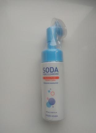 Holika holika soda bubble пінка для очищення шкіри обличчя 150 мл1 фото
