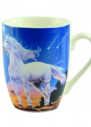 Чашка "mug unicorn desing", синя