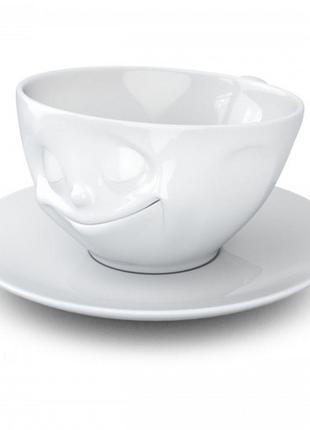 Чашка з блюдцем для кави tassen "щастя" (200 мл), порцеляна5 фото