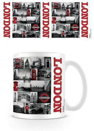 Кухоль london (red collage)1 фото