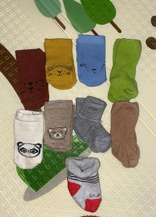 Дитячі шкарпетки , носочки 0-3 місяці