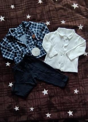 Праздничный, нарядный, комплект одежды, тройка, для мальчика на 1 год,