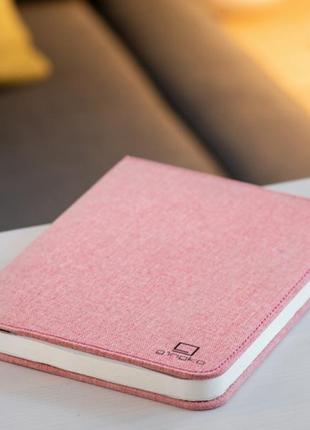 Світильник-книга на акумуляторі mini urban gingko (англія), рожевий2 фото