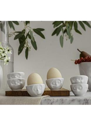 Набір з двох порцелянових підставок для яєць tassen "будь-ласка! та ласий"5 фото