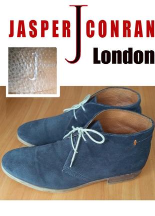 Jasper conran. великобритания. натур. замш + кожа.1 фото