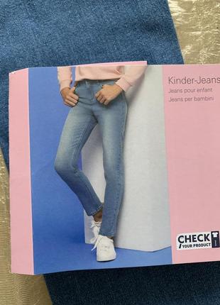 Тонкие джинсы cлимы alive высокая посадка на 8-9 и 10-11 лет4 фото