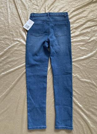Тонкие джинсы cлимы alive высокая посадка на 8-9 и 10-11 лет3 фото