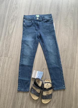 Тонкие джинсы cлимы alive высокая посадка на 8-9 и 10-11 лет2 фото