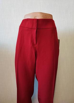 Женские классические красные брюки kasper,размер s